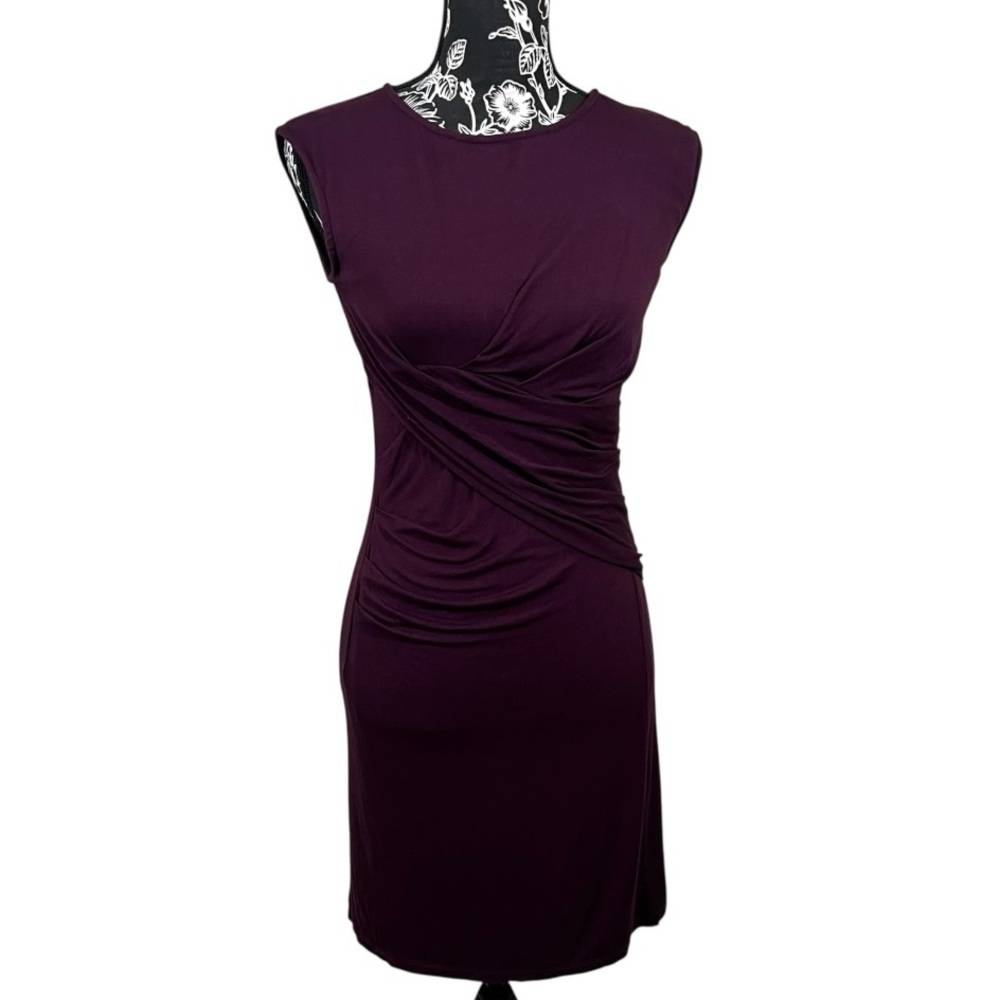 Kut from the Kloth Deep Purple Mini Dress